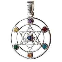 Immagine di Anhänger Merkabah 3 cm, Silber