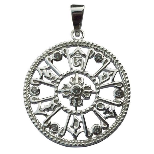 Immagine di Anhänger Om Mani Padme Hum 3 cm, Silber