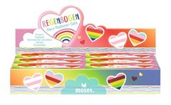 Bild von Regenbogen Herz Radierer Set, VE-18