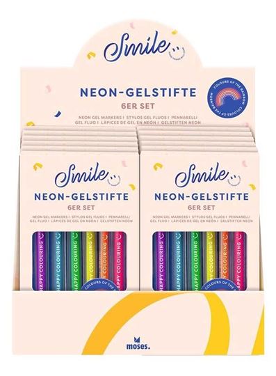 Bild von Smile Neon-Gelstifte 6er Set, VE-12