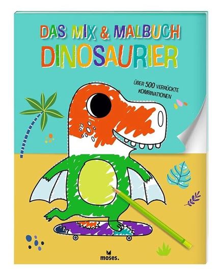 Immagine di Das Mix & Malbuch Dinosaurier, VE-1