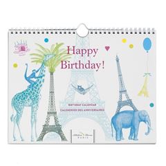 Bild von Geburtstagskalender Eiffel
