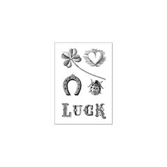 Image de Lucky Doppelkarte zum Ausmalen