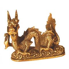 Image de Drache klein Messing 4 cm x 3.5 cm