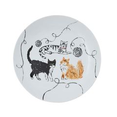 Picture of Feline Friends Porcelain Side Plate - Ulster Weavers