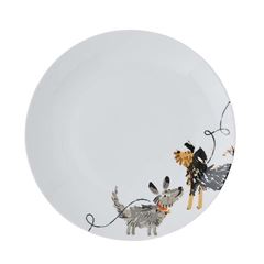 Bild von Dog Days Porcelain Dinner Plate - Ulster Weavers