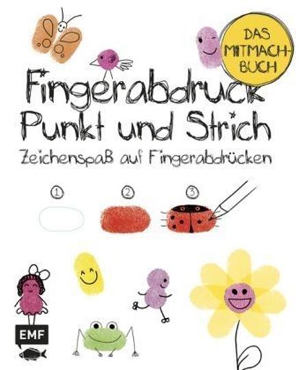 Image sur Edition Michael Fischer: Fingerabdruck,Punkt und Strich – Das Mitmachbuch