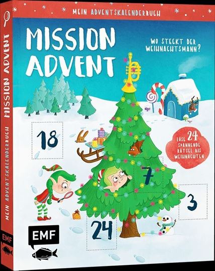 Image sur Mein Adventskalender-Buch: MissionAdvent – Wo steckt der Weihnachtsmann?