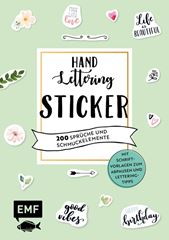 Image de Janssen M: Handlettering-Sticker – 200Sprüche und Schmuckelemente