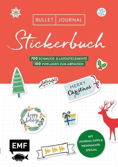 Image sur Bullet Journal – Stickerbuch MerryChristmas: 700 weihnachtliche Schmuckel
