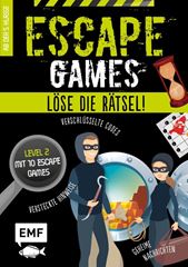 Bild von Monhard M: Escape Games Level 2 (grün) –Löse die Rätsel! – 10 Escape Games ab d