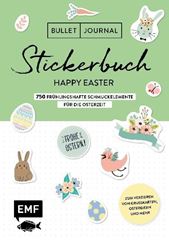 Bild von Edition Michael Fischer: Bullet Journal– Stickerbuch Happy Easter: 600 frühling