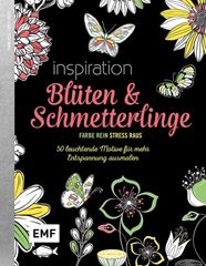 Picture of Black Edition: Blüten und Schmetterlinge