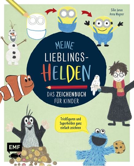 Image sur Janas S: Meine Lieblingshelden – DasZeichenbuch für Kinder