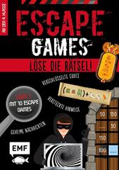 Bild von Quénée M: Escape Games Level 1 (rot) –Löse die Rätsel! – 10 Escape Games ab d