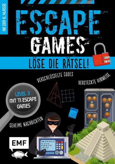Bild von Durand A: Escape Games Level 3 (blau) –Löse die Rätsel! – 11 Escape Games ab de