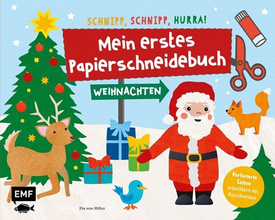 Image sur Mein erstes Papierschneidebuch –Weihnachten – Schnipp, schnipp, hurra!