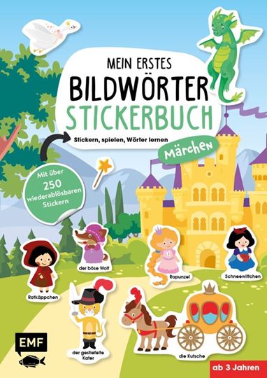 Image sur Mein erstes Bildwörter-Stickerbuch –Märchen