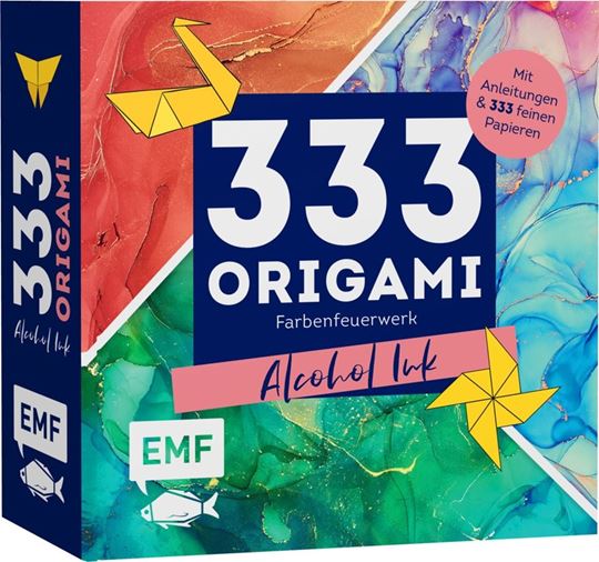 Immagine di 333 Origami – Farbenfeuerwerk: AlcoholInk
