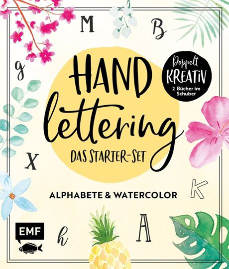 Image sur Handlettering – Das Starter-Set:Alphabete und Watercolor