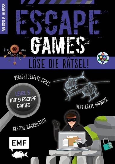 Image sur Durand A: Escape Games Level 5 (lila) –Löse die Rätsel! – 9 Escape Games ab der