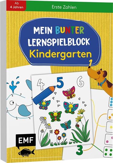 Image sur Mein bunter Lernspielblock –Kindergarten: Erste Zahlen
