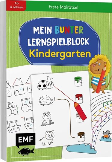 Image sur Mein bunter Lernspielblock –Kindergarten: Erste Malrätsel