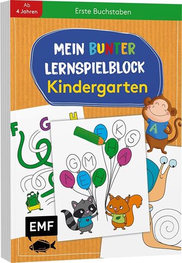 Image sur Mein bunter Lernspielblock –Kindergarten: Erste Buchstaben