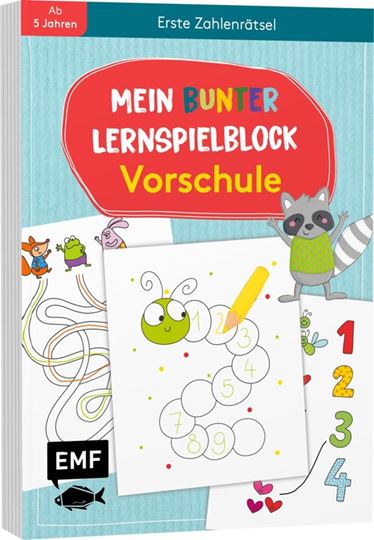 Image sur Mein bunter Lernspielblock – Vorschule:Erste Zahlenrätsel