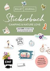 Image de Bullet Journal Stickerbuch – Camping &Nature Love – Über 600 Sticker für alle