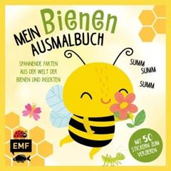 Immagine di Mein Bienen-Ausmalbuch – Summ, summ,summ – Mit 50 Stickern zum Verzieren