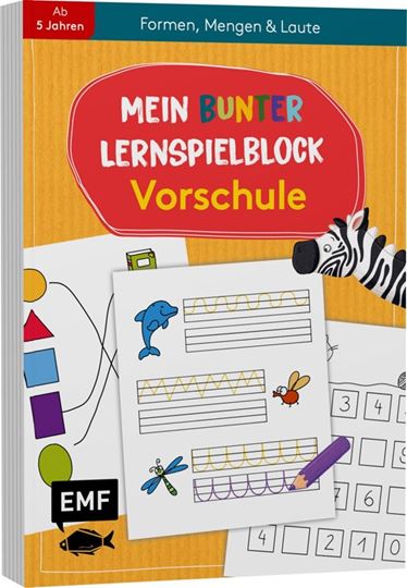 Image sur Mein bunter Lernspielblock – Vorschule:Formen, Mengen und Laute