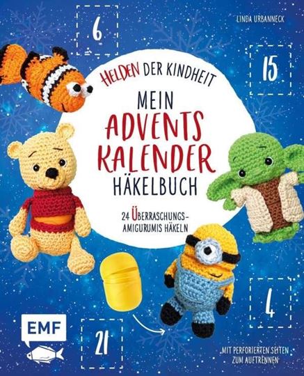 Image sur Urbanneck L: Mein Adventskalender-Häkelbuch: Helden der Kindheit