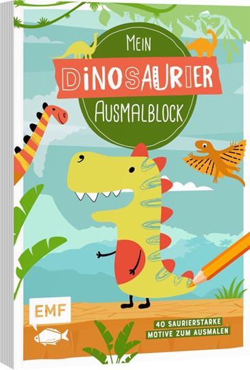 Image sur Mein Dinosaurier-Ausmalblock