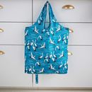 Bild von Packable Bag Polyester Cranes - Ulster Weavers