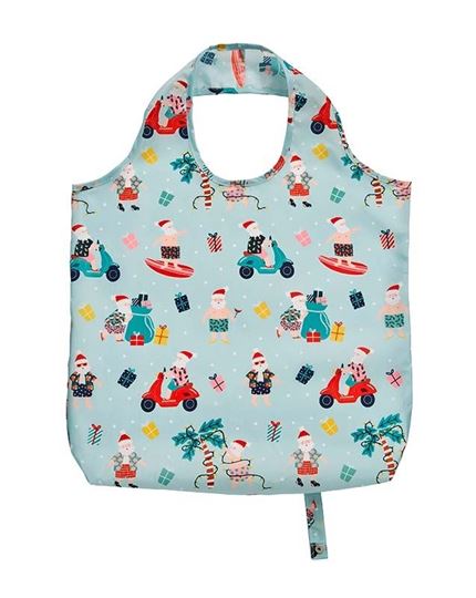 Image sur Packable Bag Polyester  Sunny Santa - Ulster Weavers