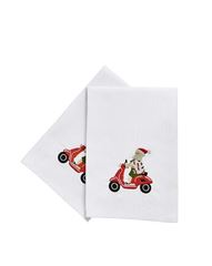 Image de Napkin Cotton Sunny Santa 2PK - Ulster Weavers