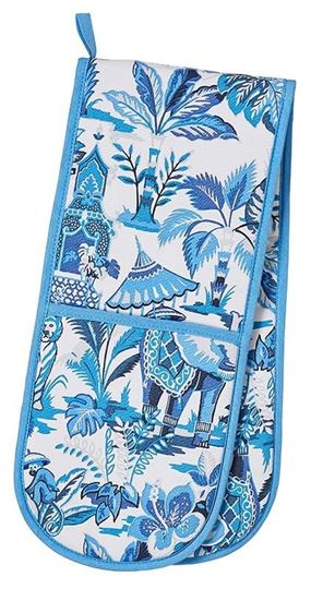 Image sur Double Glove Cotton India Blue - Ulster Weavers