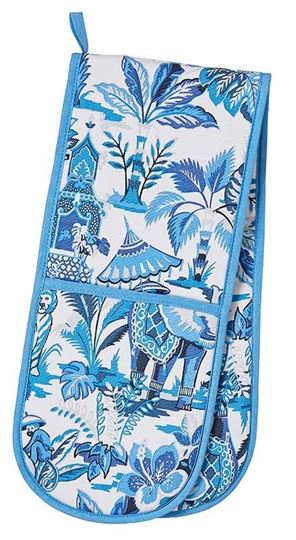 Bild von Double Glove Cotton India Blue - Ulster Weavers