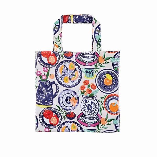 Image sur Shopper Bag S PVC Mediterranean Plts - Ulster Weavers