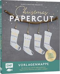 Picture of Hollerith M: Set: Christmas Papercut –Die Vorlagenmappe mit Anleitung und 20