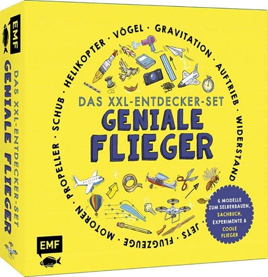 Image sur Dickmann N: Das XXL-Entdecker-Set –Geniale Flieger: 6 Modelle zum Selberba
