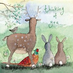 Image de WOODLAND ANIMALS THINKING OF YOU CARD