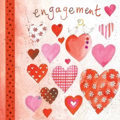 Bild von SWEET HEARTS ENGAGEMENT CARD