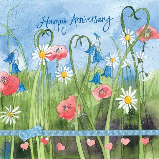 Bild von MEADOW ANNIVERSARY CARD