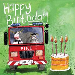 Bild von FIRE FIGHTERS BIRTHDAY CARD