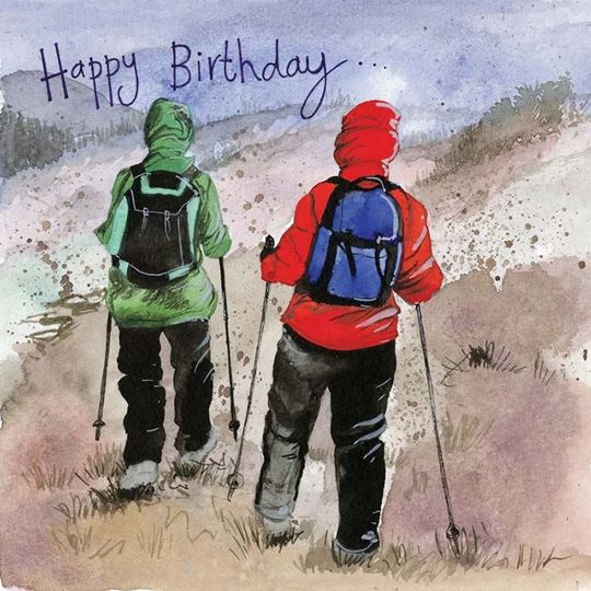 Image sur HIKING BIRTHDAY CARD