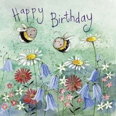 Immagine di BEE MEADOW BIRTHDAY CARD