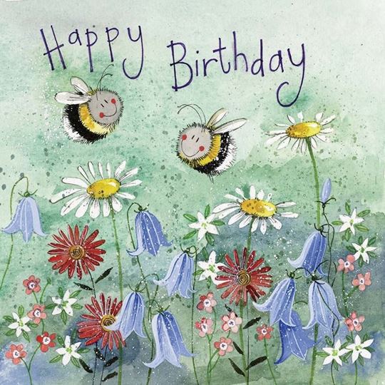 Bild von BEE MEADOW BIRTHDAY CARD