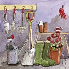 Image de GARDENER'S HUT BLANK CARD